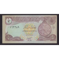 IRAK BILLETE SIN CIRCULAR DE 1/2 DINAR